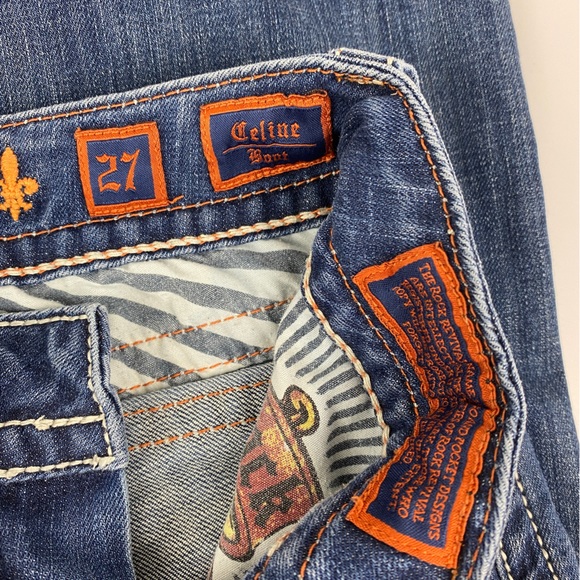 Rock Revival Blue Boot Cut Jeans - Picture 8 of 11